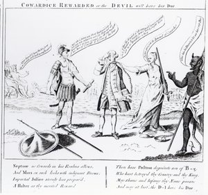 Codardia ricompensata o il diavolo avrà il suo dovuto, 1756